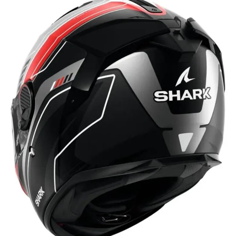 Casco Integrale Shark Spartan Gt Pro Toryan Antracite Rosso Nero Opaco