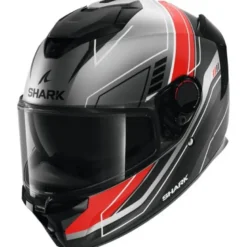 Casco Integrale Shark Spartan Gt Pro Toryan Antracite Rosso Nero Opaco