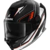 Casco Integrale Shark Spartan Gt Pro Toryan Nero Arancio Silver Opaco