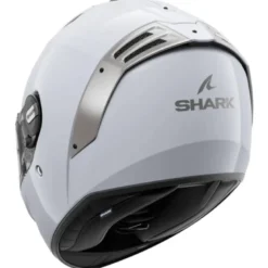 Casco Integrale Shark Spartan Rs Blank Bianco Silver Lucido