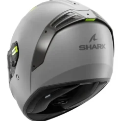 Casco Integrale Shark Spartan Rs Blank Sp Silver Giallo Opaco