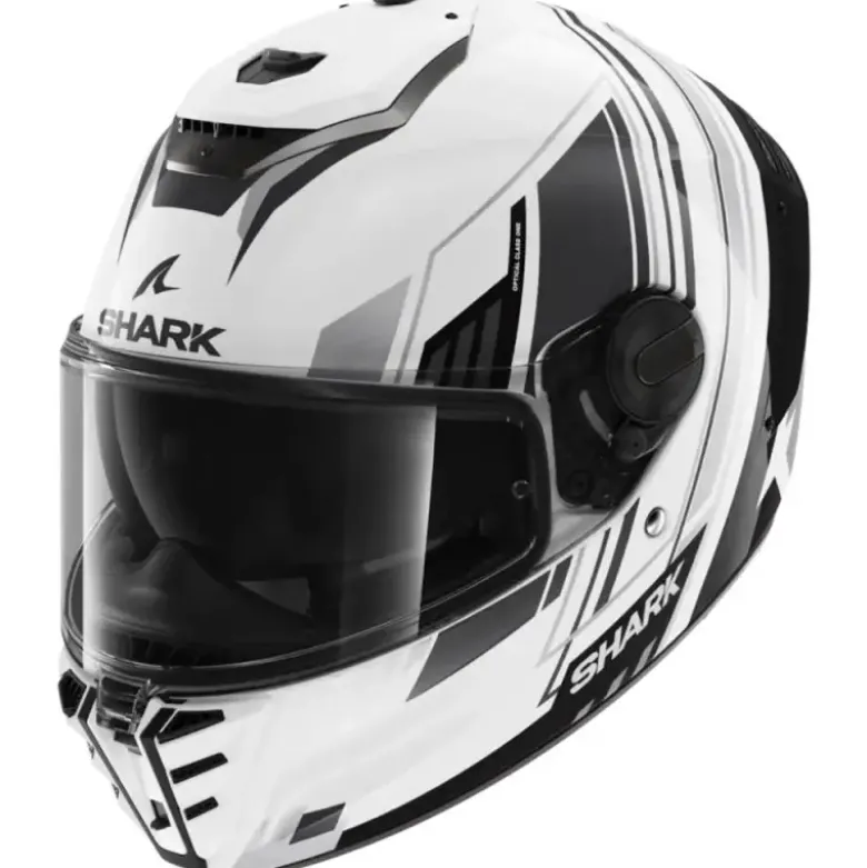 Casco Integrale Shark Spartan Rs Byrhon Bianco Nero Chrome