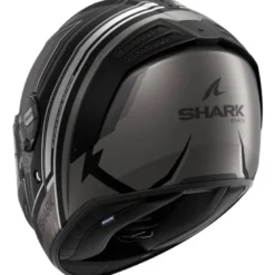 Casco Integrale Shark Spartan Rs Byrhon Nero Antracite Chrome Opaco