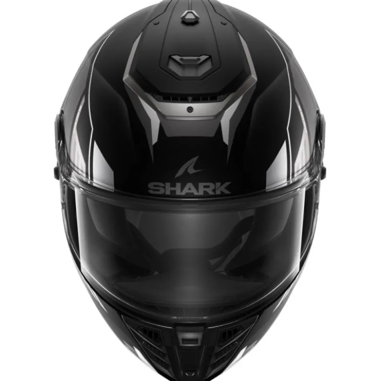 Casco Integrale Shark Spartan Rs Byrhon Nero Antracite Chrome Opaco