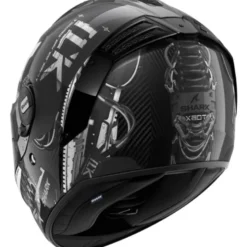 Casco Integrale Shark Spartan Rs Carbon Antracite Silver