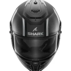 Casco Integrale Shark Spartan Rs Carbon Shawn Nero Silver Opaco