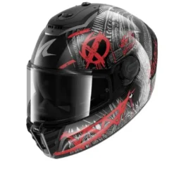 Casco Integrale Shark Spartan Rs Carbon Shiever Antracite Rosso