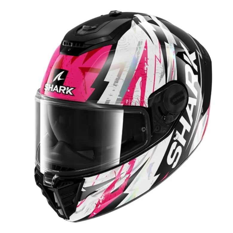 Casco Integrale Shark Spartan Rs Hibolt Nero Viola Cromato
