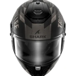 Casco Integrale Shark Spartan Rs Raceshop Nero Antracite Silver Opaco