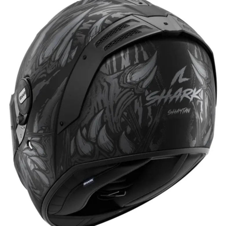 Casco Integrale Shark Spartan Rs Shaytan Nero Opaco Antracite
