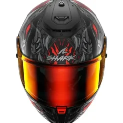 Casco Integrale Shark Spartan Rs Shaytan Nero Opaco Rosso Antracite