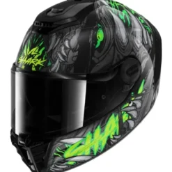 Casco Integrale Shark Spartan Rs Shaytan Nero Verde Antracite