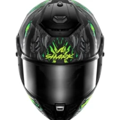 Casco Integrale Shark Spartan Rs Shaytan Nero Verde Antracite