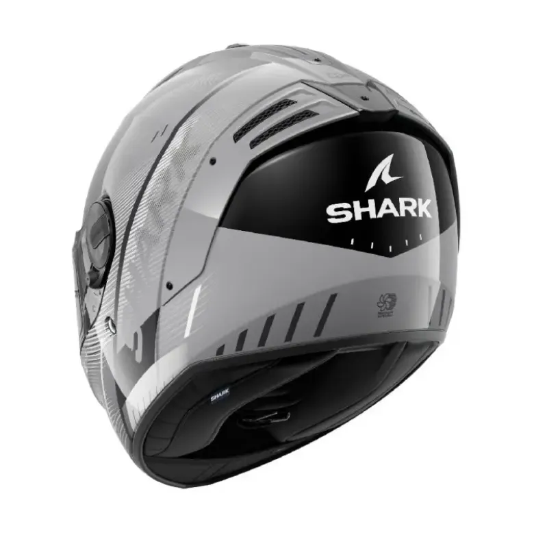 Casco Integrale Shark Spartan Rs Speed-Tech Bianco Nero Silver