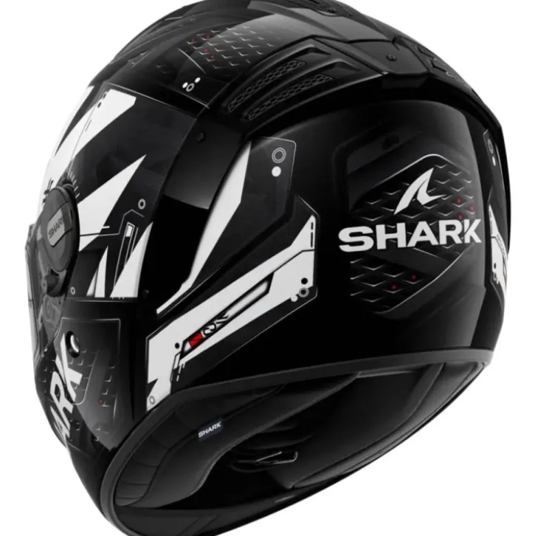 Casco Integrale Shark Spartan Rs Stingrey Nero Bianco Antracite