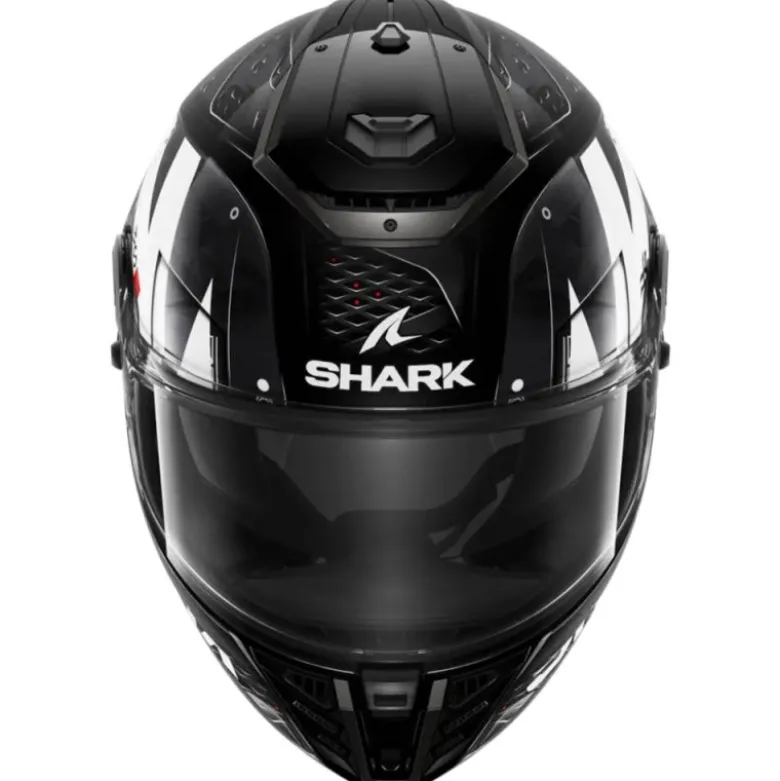 Casco Integrale Shark Spartan Rs Stingrey Nero Bianco Antracite