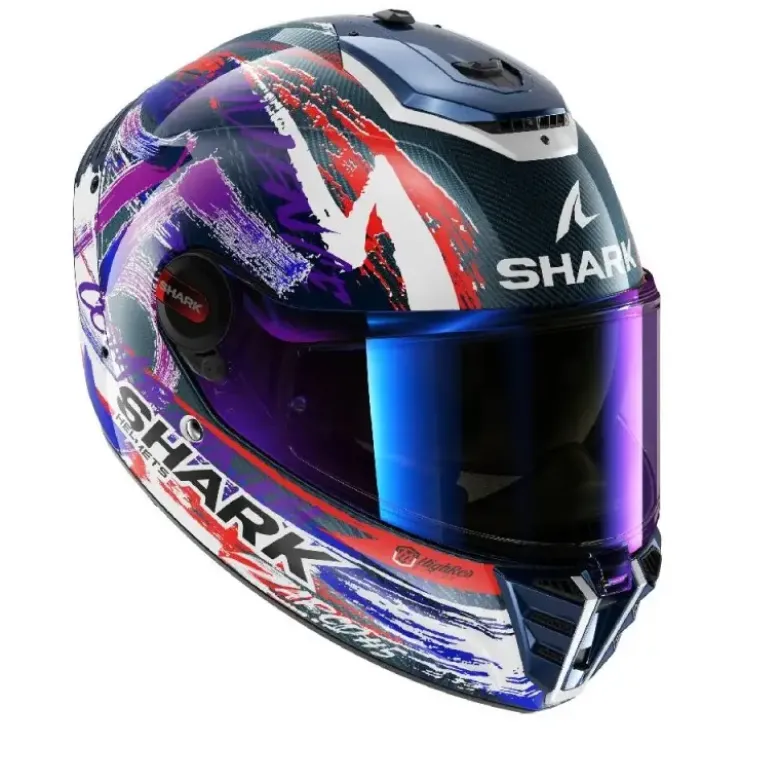 Casco Integrale Shark Spartan Rs Zarco Signature Carbon Bianco Viola
