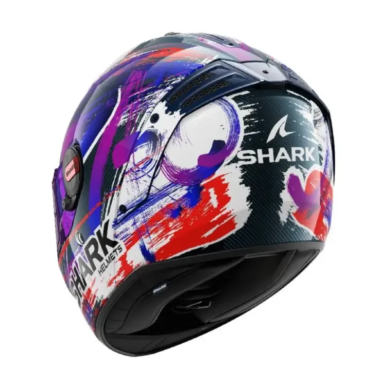 Casco Integrale Shark Spartan Rs Zarco Signature Carbon Bianco Viola