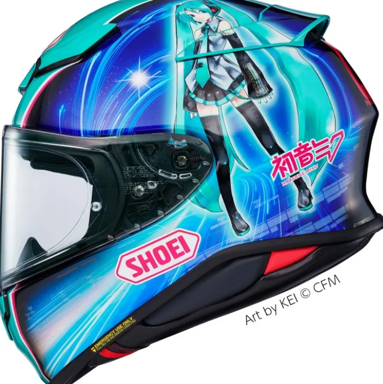 Casco Integrale Shoei Nxr2 Hatsune Miku Tc4