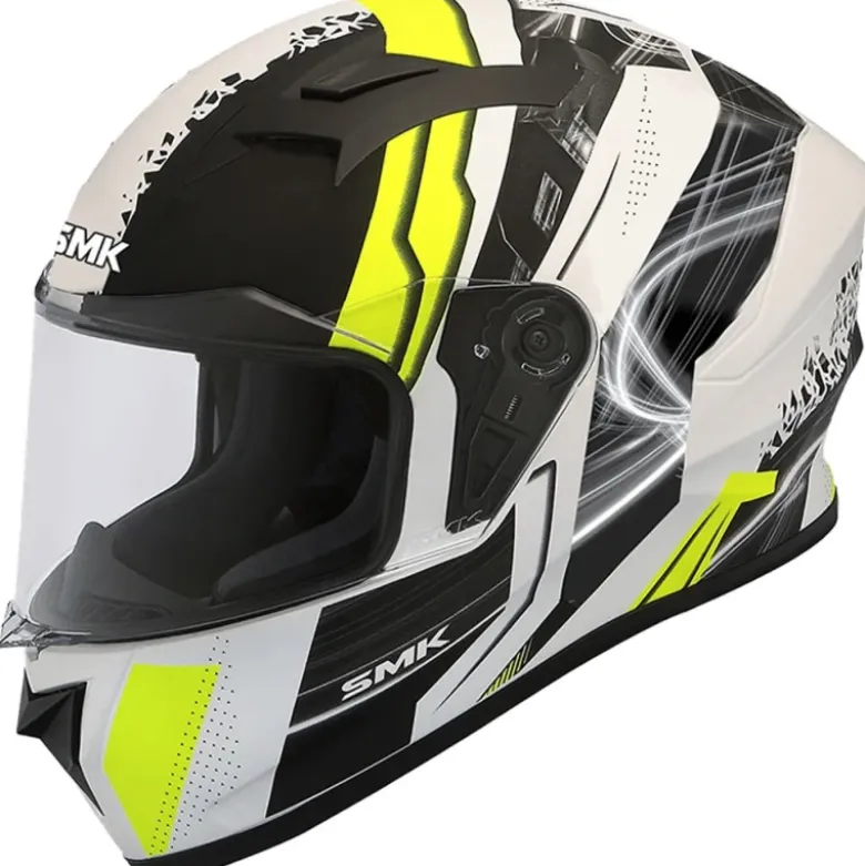 Casco Integrale Smk Stellar Swank Bianco