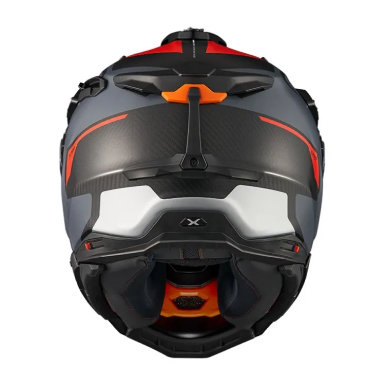 Casco Integrale Touring Nexx X.Wed 3 Keyo Adventure Grigio Rosso Opaco