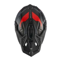 Casco Integrale Touring Nexx X.Wed 3 Keyo Adventure Grigio Rosso Opaco