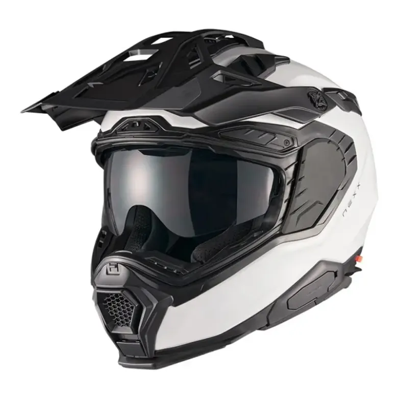 Casco Integrale Touring Nexx X.Wed 3 Plain Adventure Bianco Perla