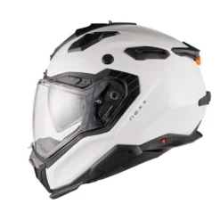 Casco Integrale Touring Nexx X.Wed 3 Plain Adventure Bianco Perla