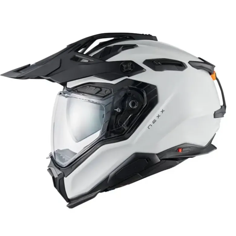 Casco Integrale Touring Nexx X.Wed 3 Plain Adventure Bianco Perla