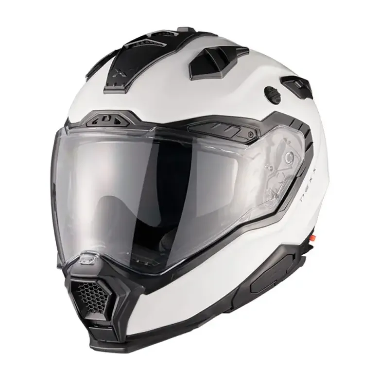 Casco Integrale Touring Nexx X.Wed 3 Plain Adventure Bianco Perla