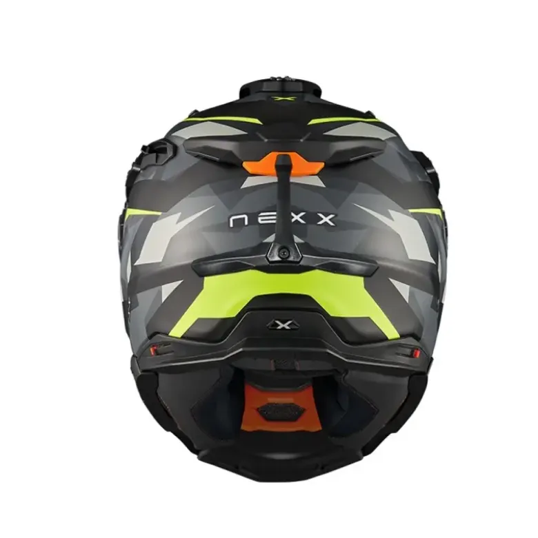 Casco Integrale Touring Nexx X.Wed 3 Trailmania Adventure Grigio Neon Opaco