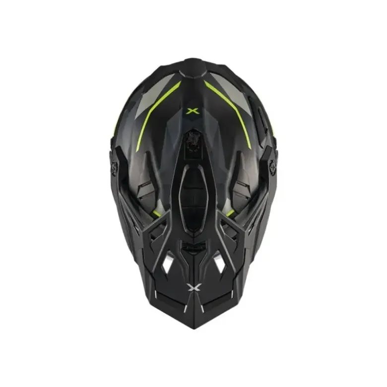 Casco Integrale Touring Nexx X.Wed 3 Trailmania Adventure Verde Neon Opaco