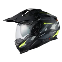 Casco Integrale Touring Nexx X.Wed 3 Trailmania Adventure Verde Neon Opaco