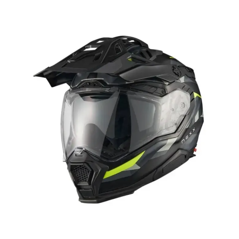 Casco Integrale Touring Nexx X.Wed 3 Trailmania Adventure Verde Neon Opaco