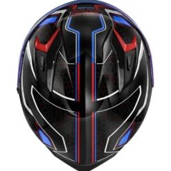 Casco Int 50.8 Mystical Nero Rosso Blu Bianco