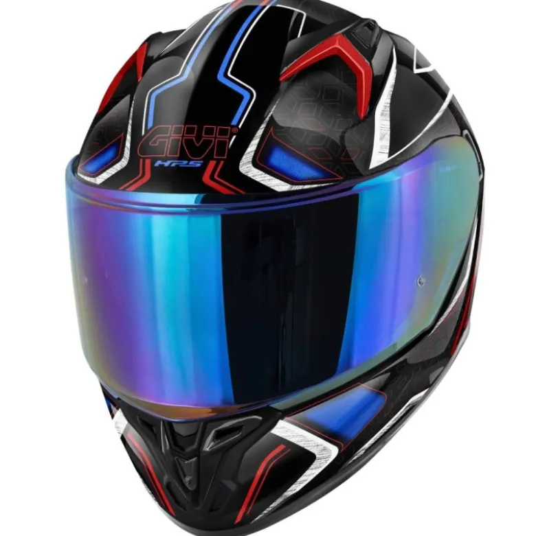 Casco Int 50.8 Mystical Nero Rosso Blu Bianco