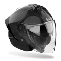 Casco Jet Airoh H.21 Carbon Lucido