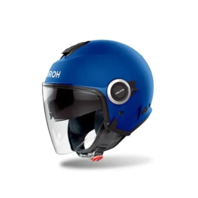Casco Jet Airoh Helyos Color Blu Opaco