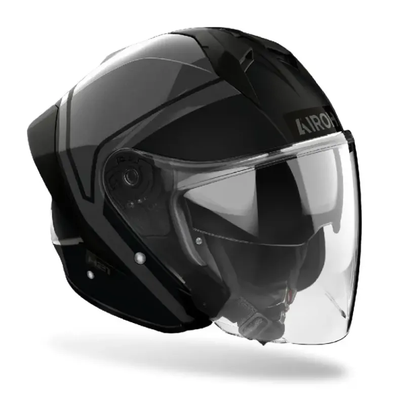 Casco Jet Airoh H.21 Square Opaco Lucido