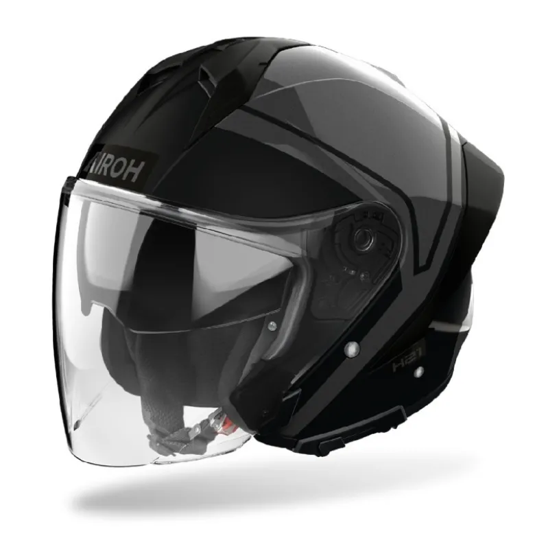 Casco Jet Airoh H.21 Square Opaco Lucido