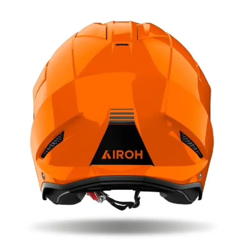 Casco Jet Airoh Kombakt Color Arancione Lucido