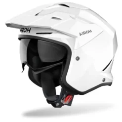 Casco Jet Airoh Kombakt Color Bianco Lucido