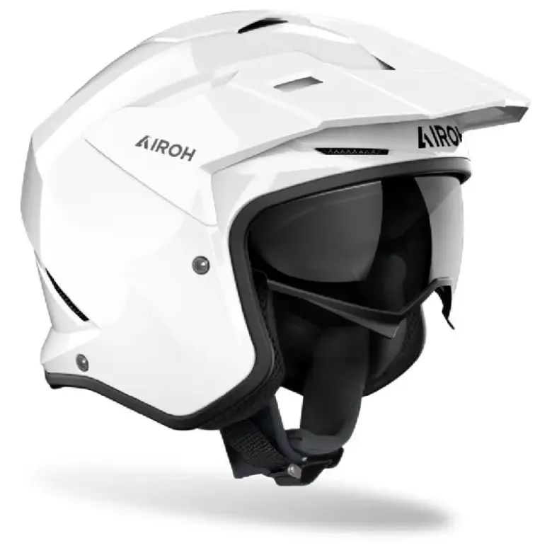 Casco Jet Airoh Kombakt Color Bianco Lucido