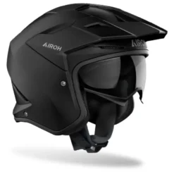 Casco Jet Airoh Kombakt Color Nero Opaco