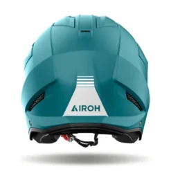 Casco Jet Airoh Kombakt Color Verde Petrolio Opaco
