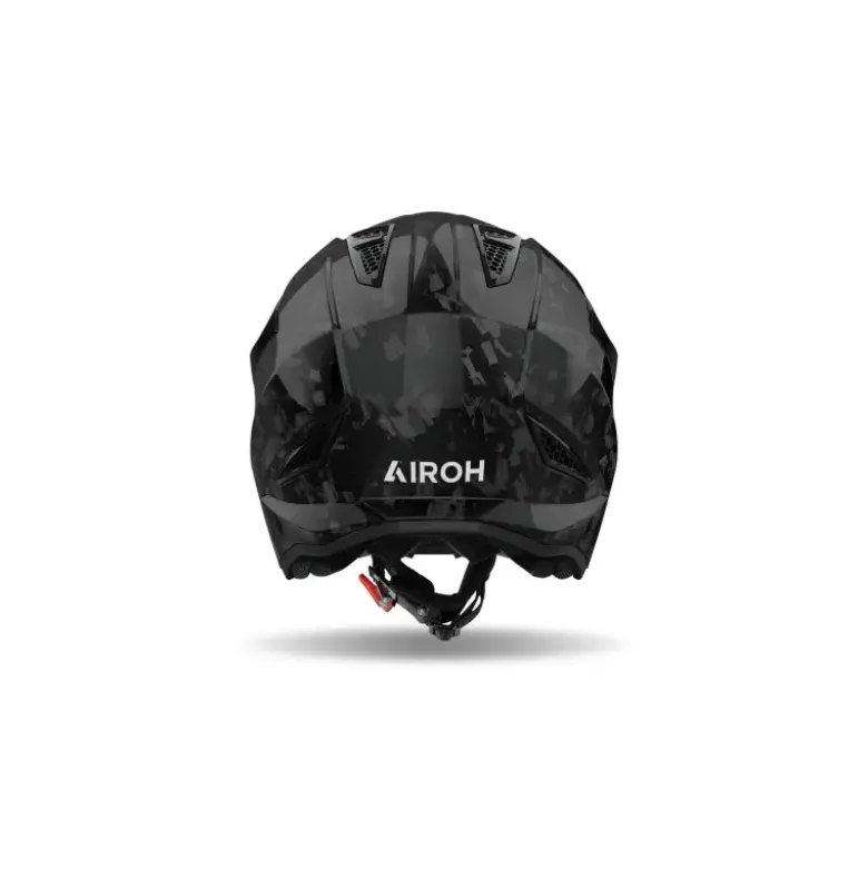 Casco Jet Airoh TRR II Carbon Lucido