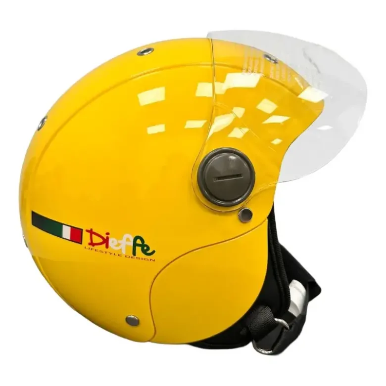 Casco Jet Bambino Dieffe DF44 Giallo