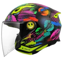 Casco Jet Bambino Ls2 OF622 Funny II Joy Nero