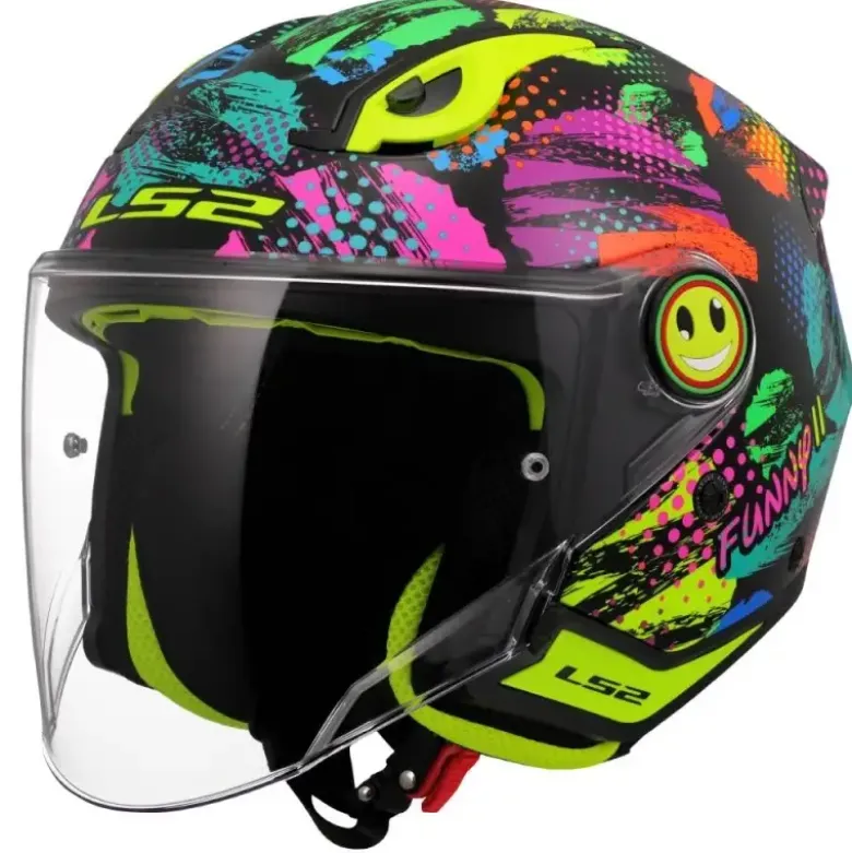 Casco Jet Bambino Ls2 OF622 Funny II Joy Nero
