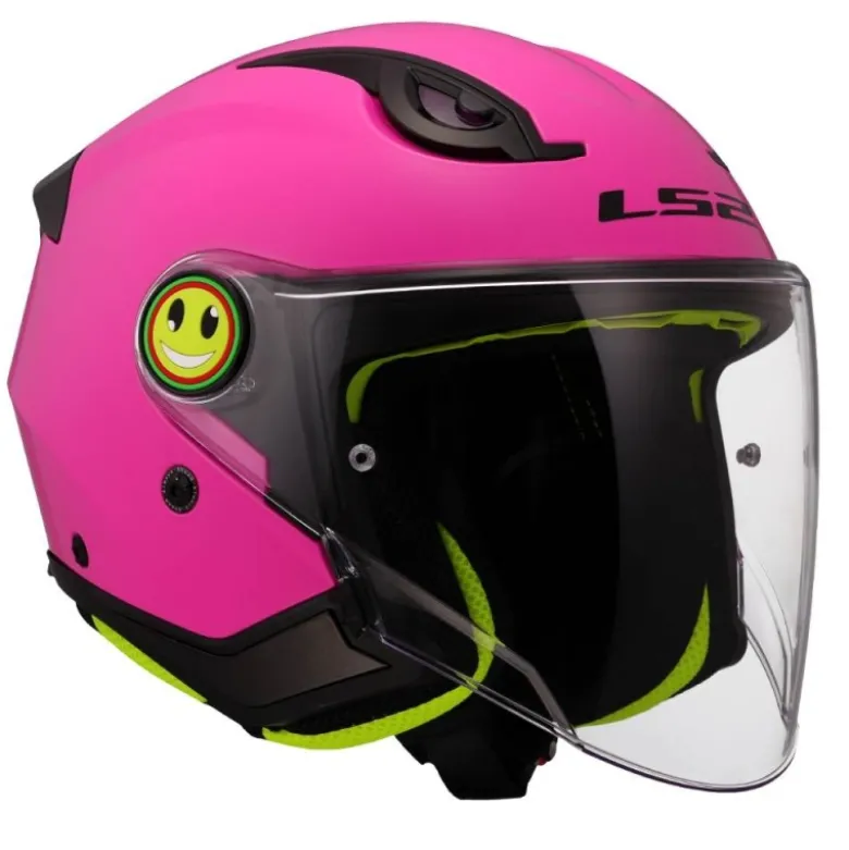 Casco Jet Bambino Ls2 OF622 Funny II Rosa
